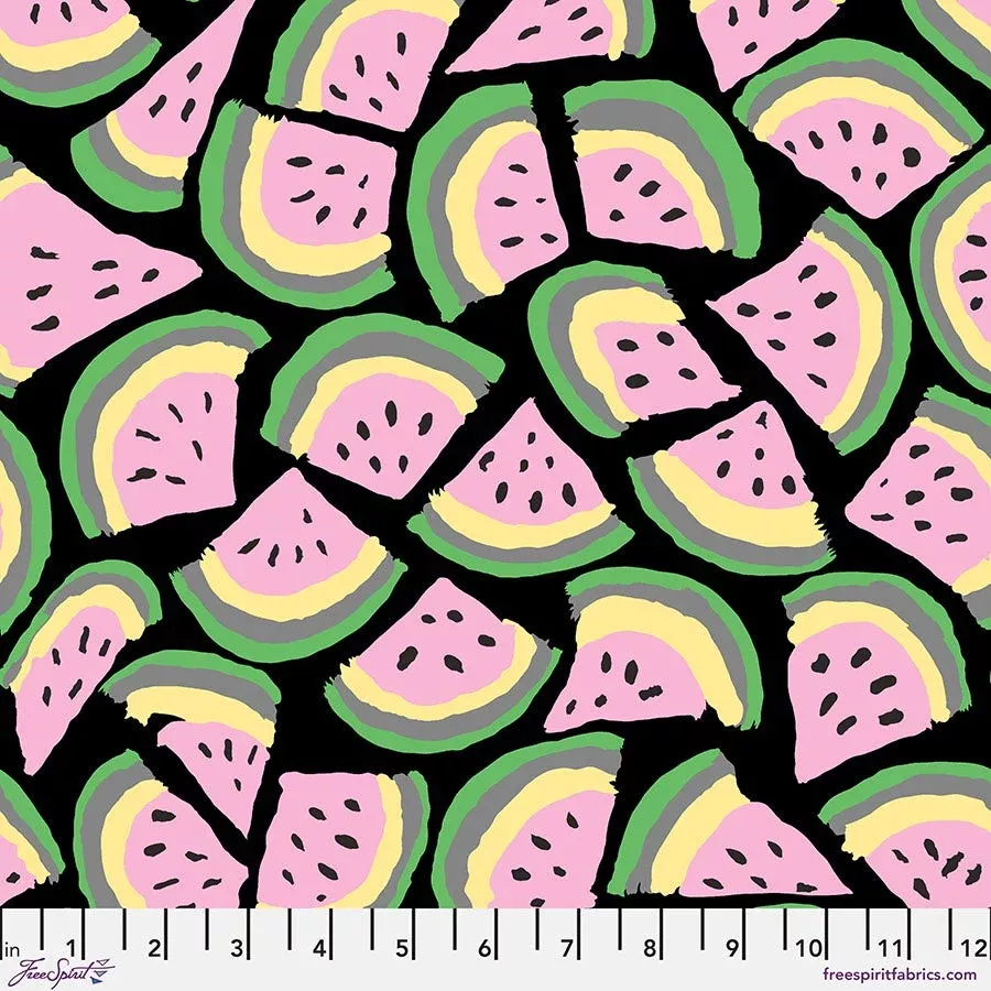 Slice in Black Kaffe Fassett Collective August 2025 fabric