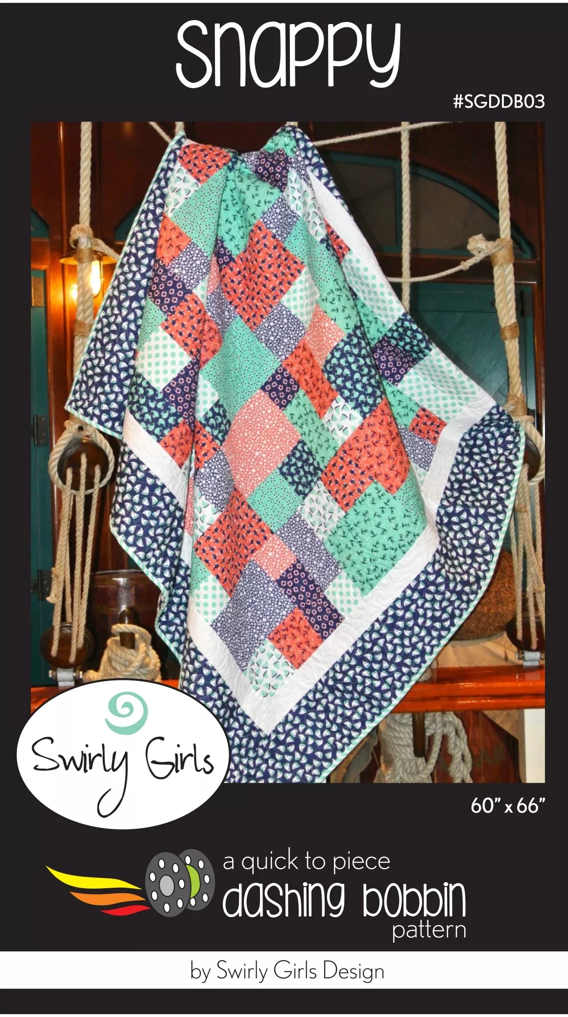 Snappy - Quick to Piece Dashing Bobbin Pattern