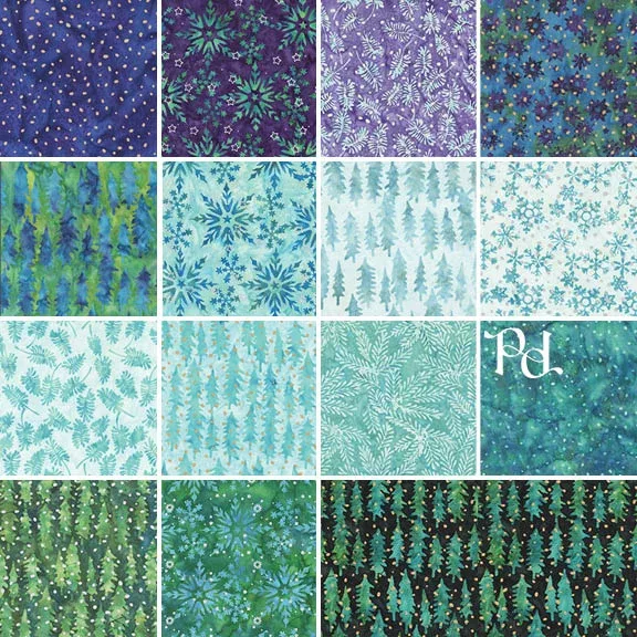 Sparkly Christmas – 15 pc Half Yard Bundle