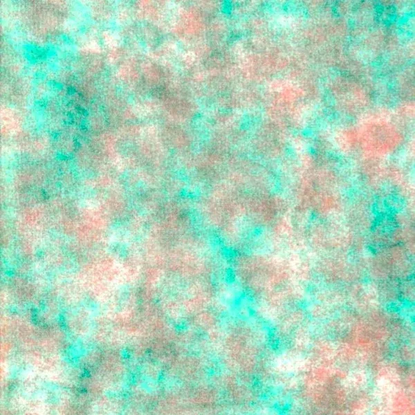 Sponge Paint Aqua and Orange Oilcloth Tablecloths