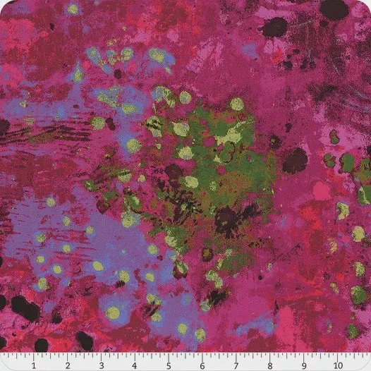 Spotted Graffiti fabric Blackberry Patch by Marcia Derse
