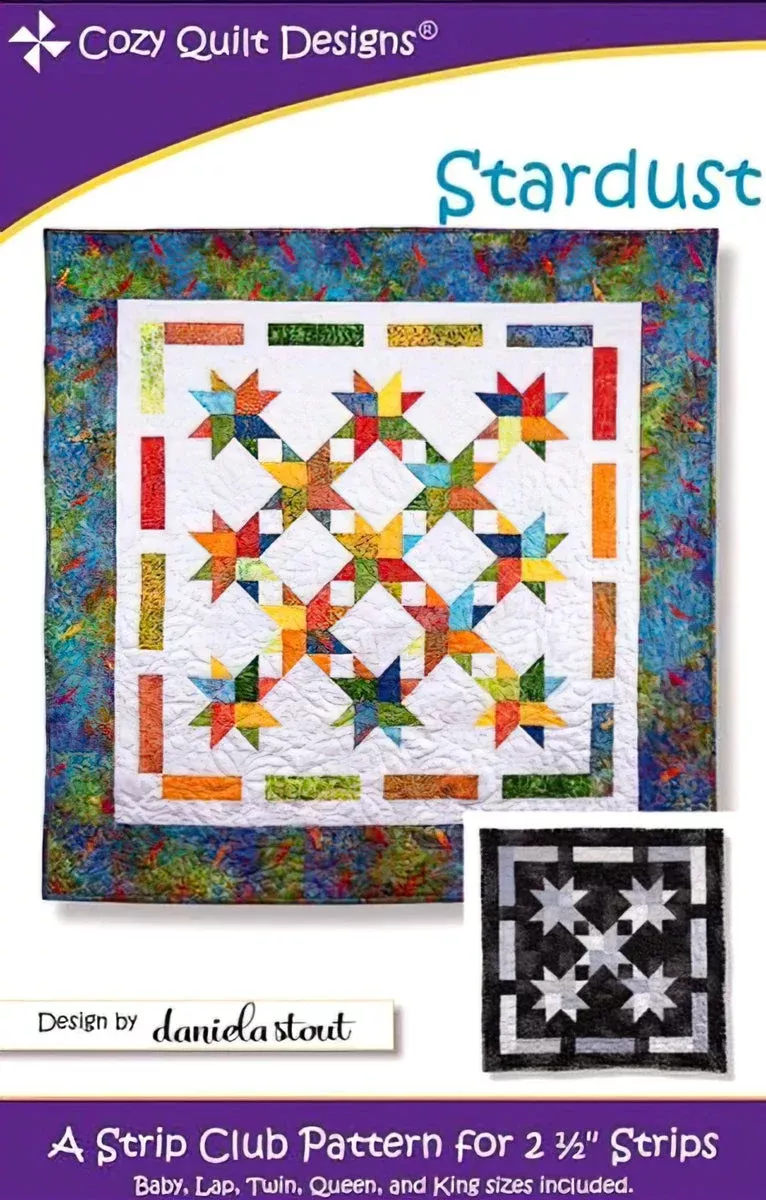 Stardust Quilt Pattern by Cozy Quilt Designs