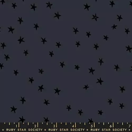 Starry New Charcoal 43″/44″ Fabric Per Yard