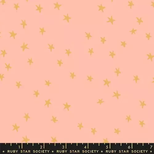 Starry New Peach 43″/44″ Fabric Per Yard
