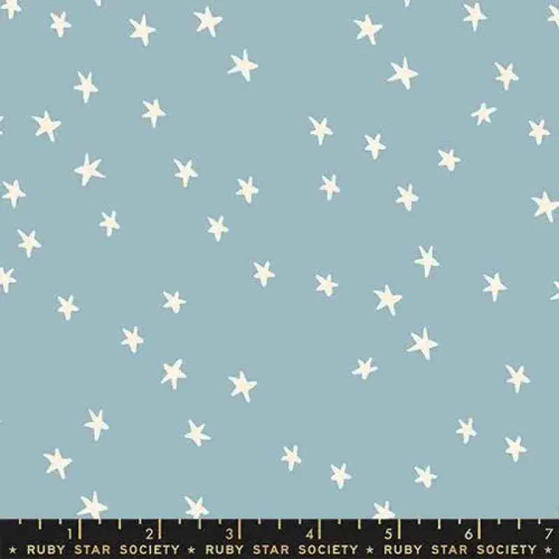 Starry New Soft Blue 43″/44″ Fabric Per Yard