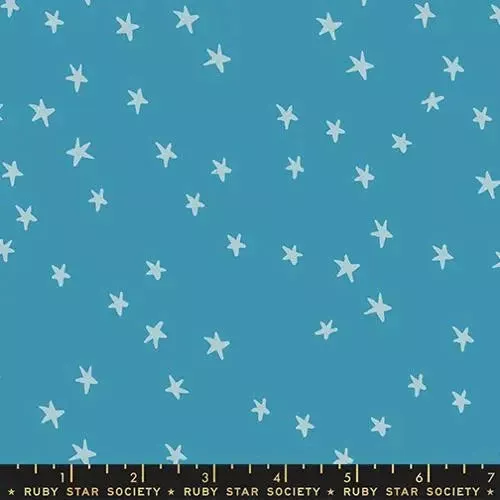 Starry New Vintage Blue 43″/44″ Fabric Per Yard
