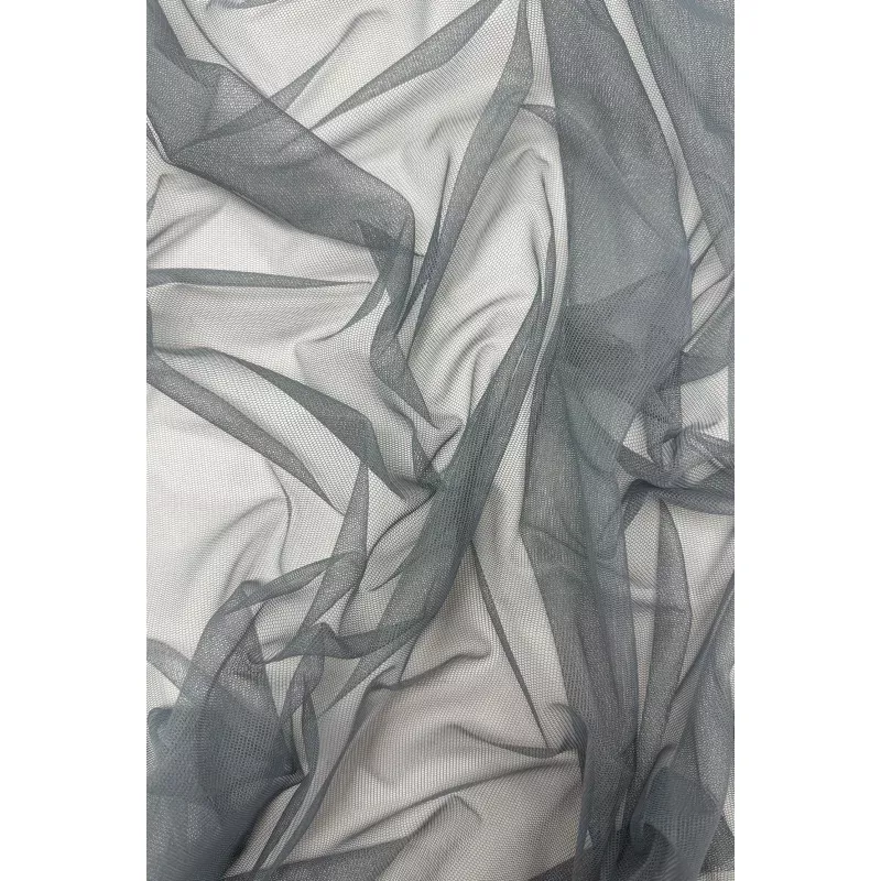 Steel Italian Soft Tulle