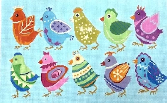 A Stitch in Time Designs – Colorful Birds