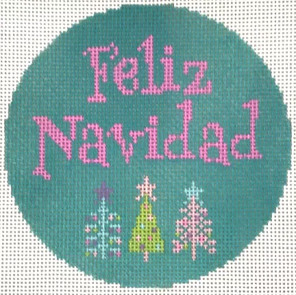 Stitch Rock Designs – Feliz Navidad Ornament