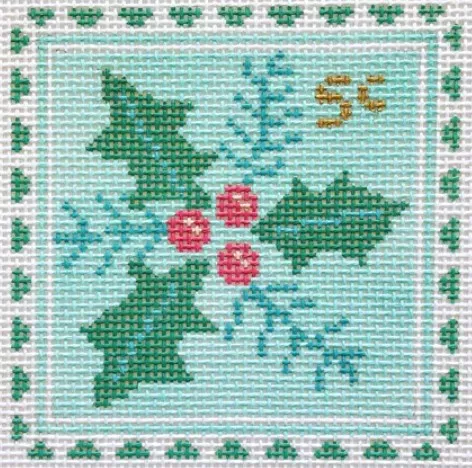 Stitch Rock Designs – Holly Stamp Ornament