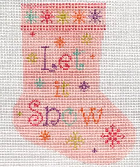 Stitch Rock Designs – Let It Snow Stocking