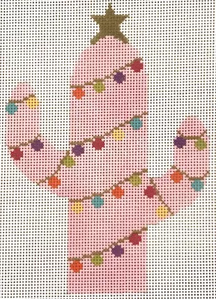 Stitch Rock Designs – Pink Cactus Ornament