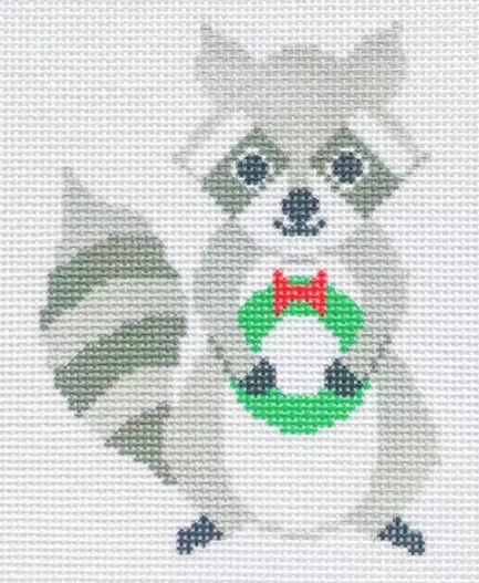 Stitch Rock Designs – Ricky the Raccoon Ornament