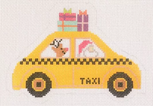 Stitch Rock Designs – Taxi Cab Ornament