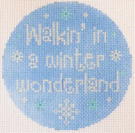 Stitch Rock Designs – Walkin In a Winter Wonderland Ornament