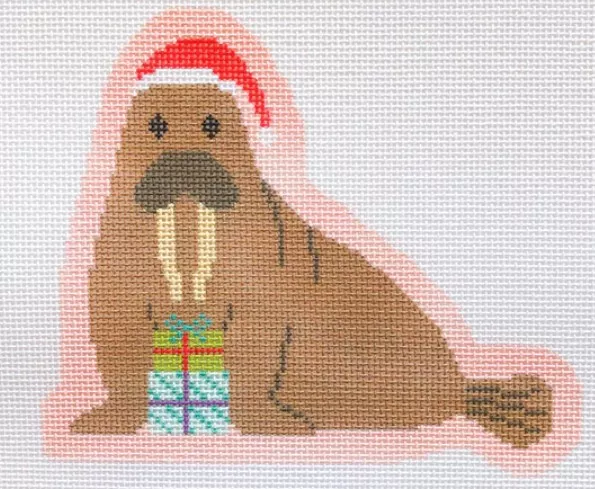 Stitch Rock Designs – Willa the Walrus Ornament