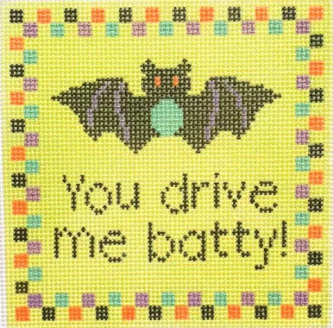 Stitch Rock Designs – You Drive Me Batty Ornament
