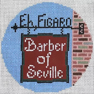 Stitch Style Needlepoint – Barber of Seville Opera Stitch