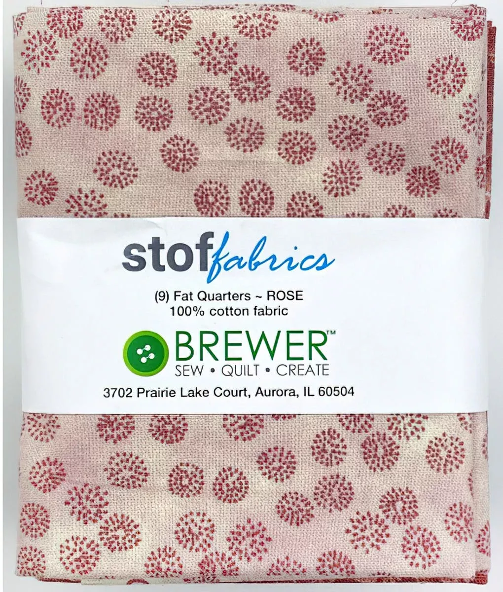 Stof – Rose Fat Quarter Bundle 9pk