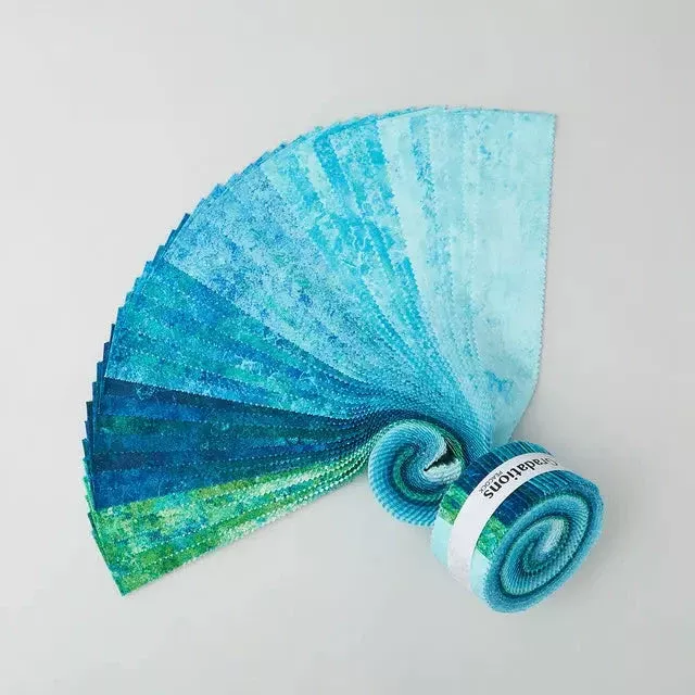 Stonehenge Gradations II Peacock Strip Roll