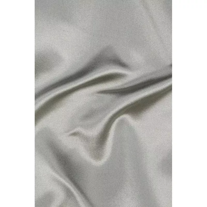 Storm Gray Silk Zibeline Fabric