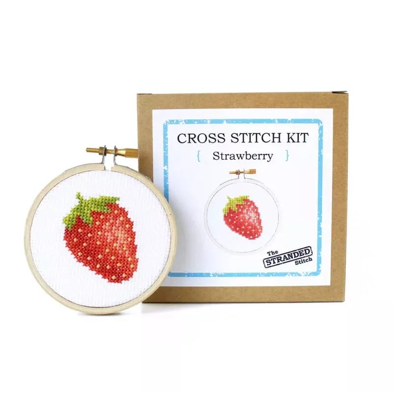 Strawberry Cross Stitch Kit