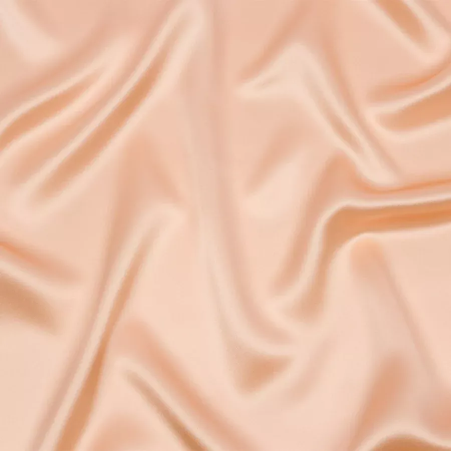 Stretch Silk Charmeuse – Ecru – Premium Collection Fabric