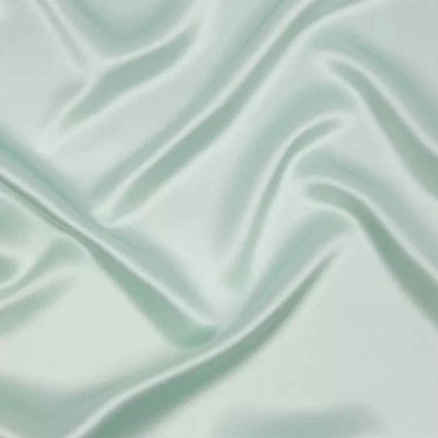 Stretch Silk Charmeuse – Morning Mist – Premium Collection Fabric