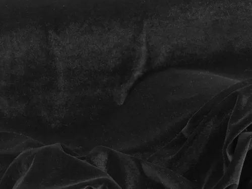 Stretch Velvet - Black #1127