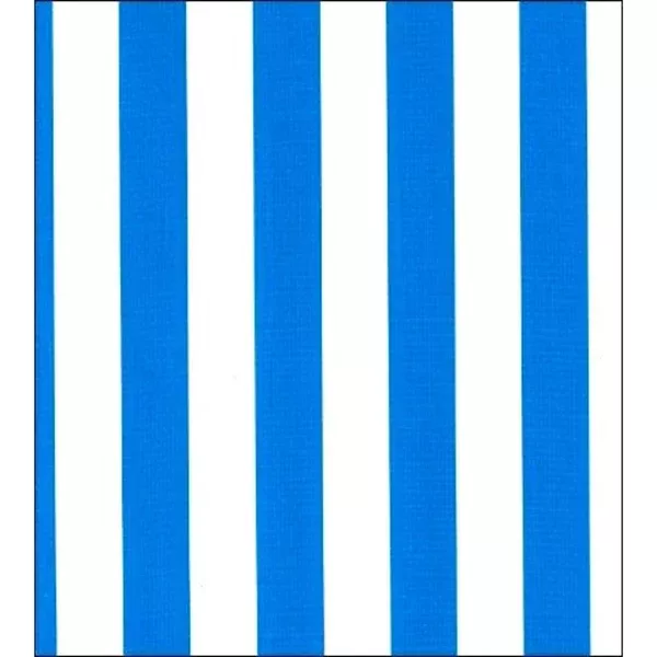 Stripe Blue Oilcloth Tablecloths