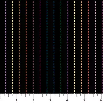 Stripe fabric 92043-99 Black Multi | Dusk fabric collection