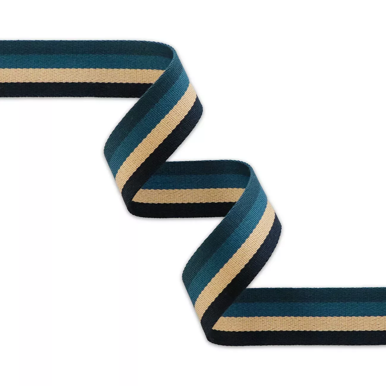 Striped Boathouse Webbing 1-1 /2in x 3 yd