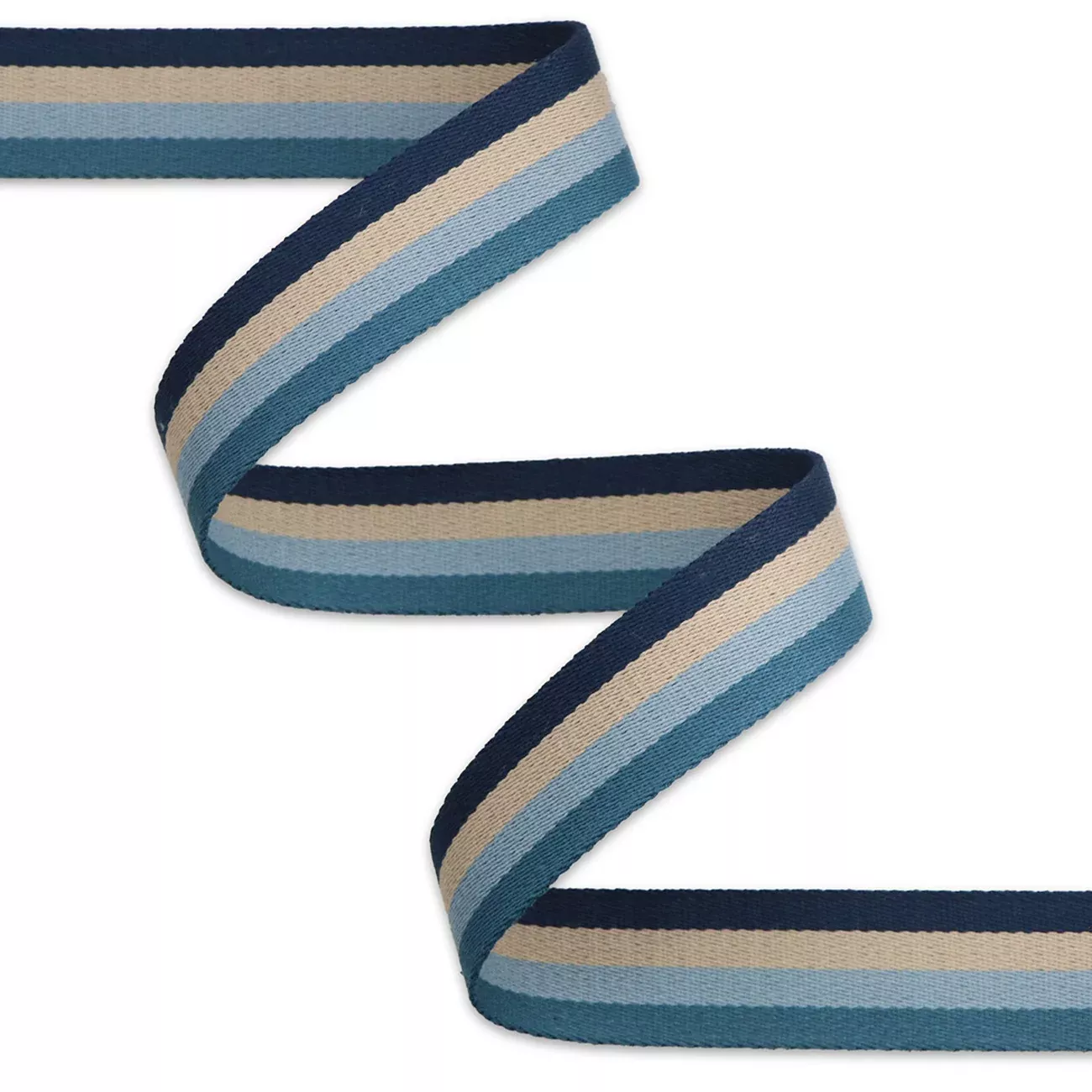 Striped Coastal Webbing 1-1 /2in x 3 yd