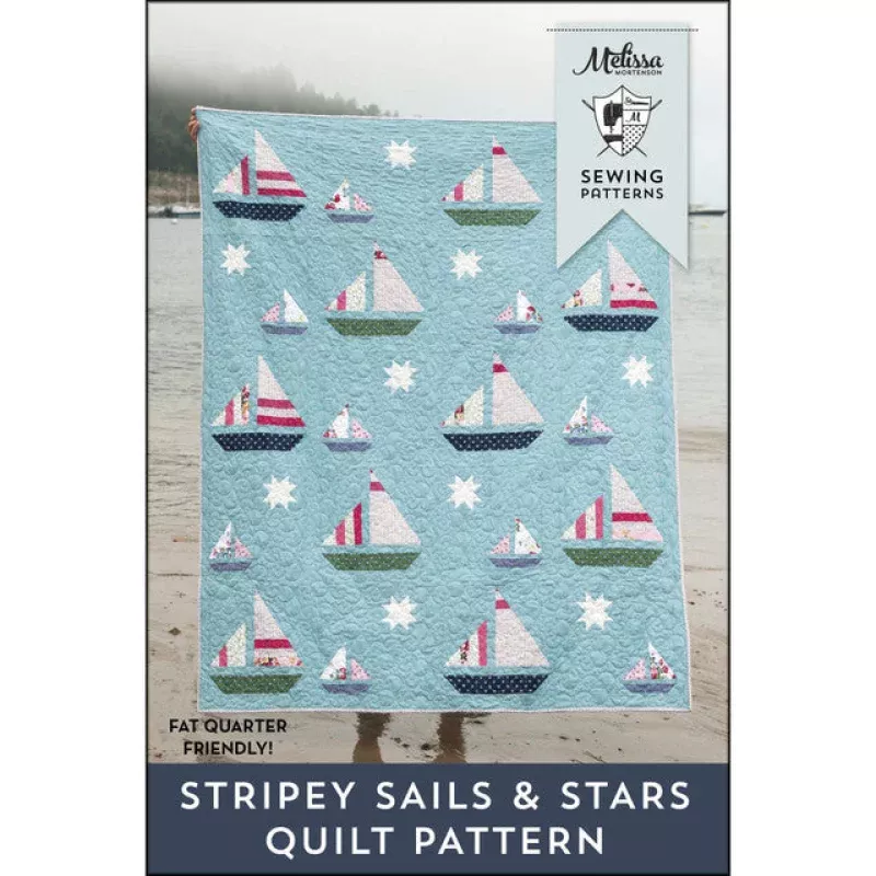 Stripey Sails and Stars Quilt Pattern