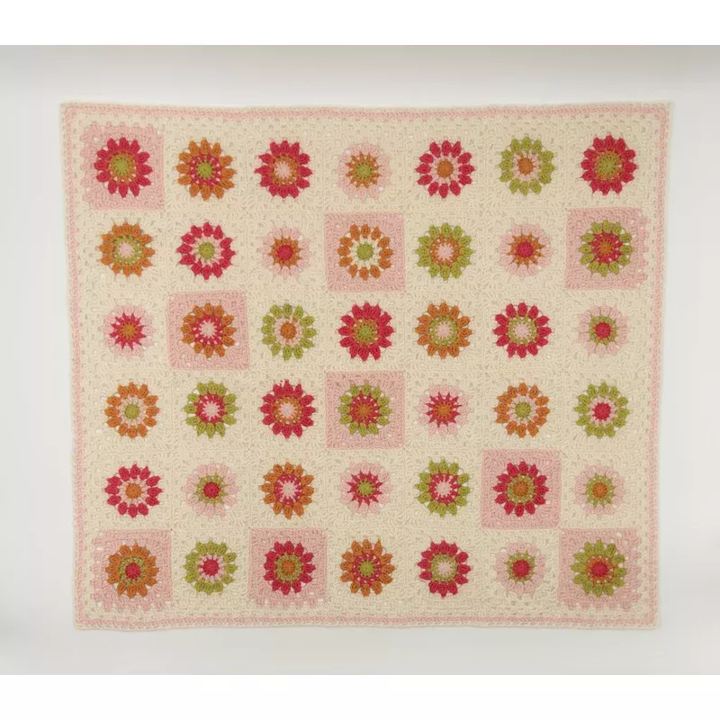 Sugar Bloom Blanket Crochet Kit