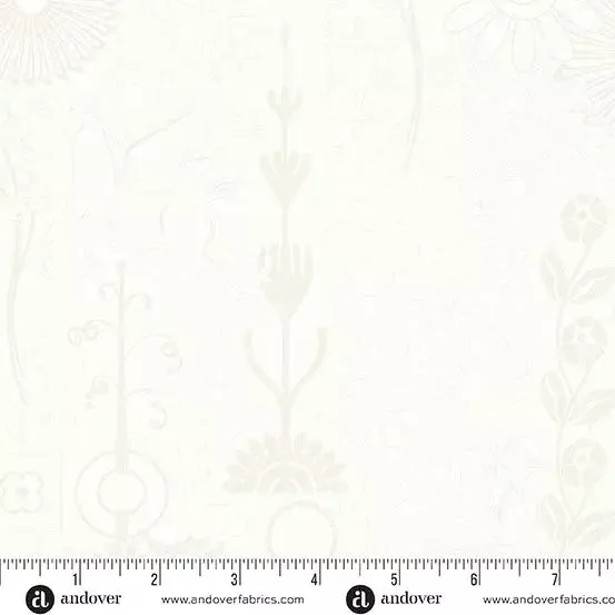 Sun Print Whisper Cream Cameo 44″/45″ Fabric Per Yard