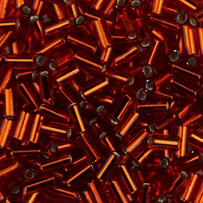 Sundance 3mm Bugle Beads – Christmas Red