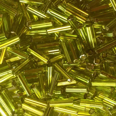 Sundance 6mm Bugle Beads – Lime Green