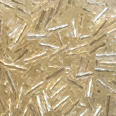 Sundance 6mm Bugle Beads – Twisted Crystal