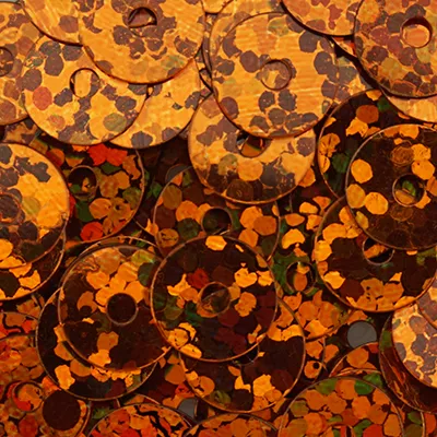 Sundance 6mm Sequins – Pumpkin Shimmer