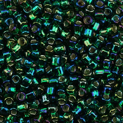 Sundance Beads – Dark Rainbow Green
