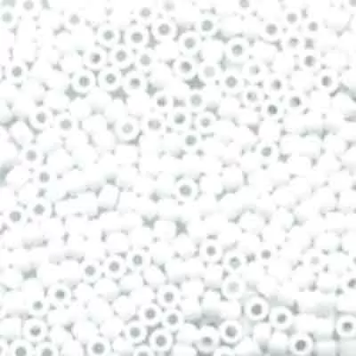 Sundance Beads – Frosted Matte White