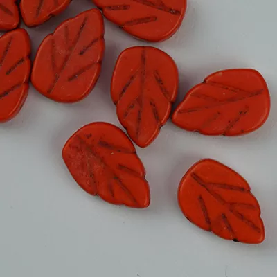 Sundance Fab Flowers & Leaves – Orange Leaf