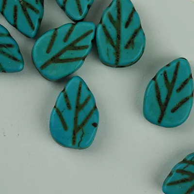Sundance Fab Flowers & Leaves – Turquoise Leaf