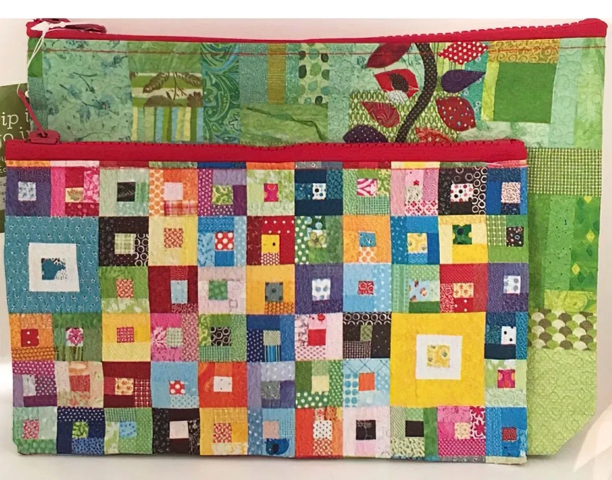 Sunday Morning Quilts Eco Pouch Set of 2