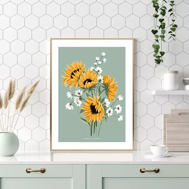 The Sunflower Gicle Print
