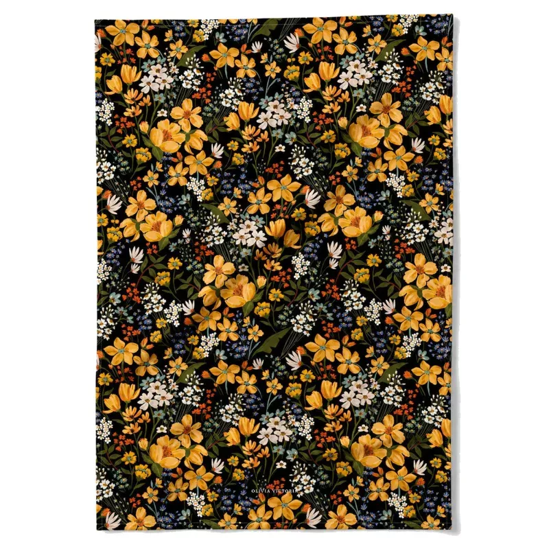 Sunshine Bouquet Tea Towel