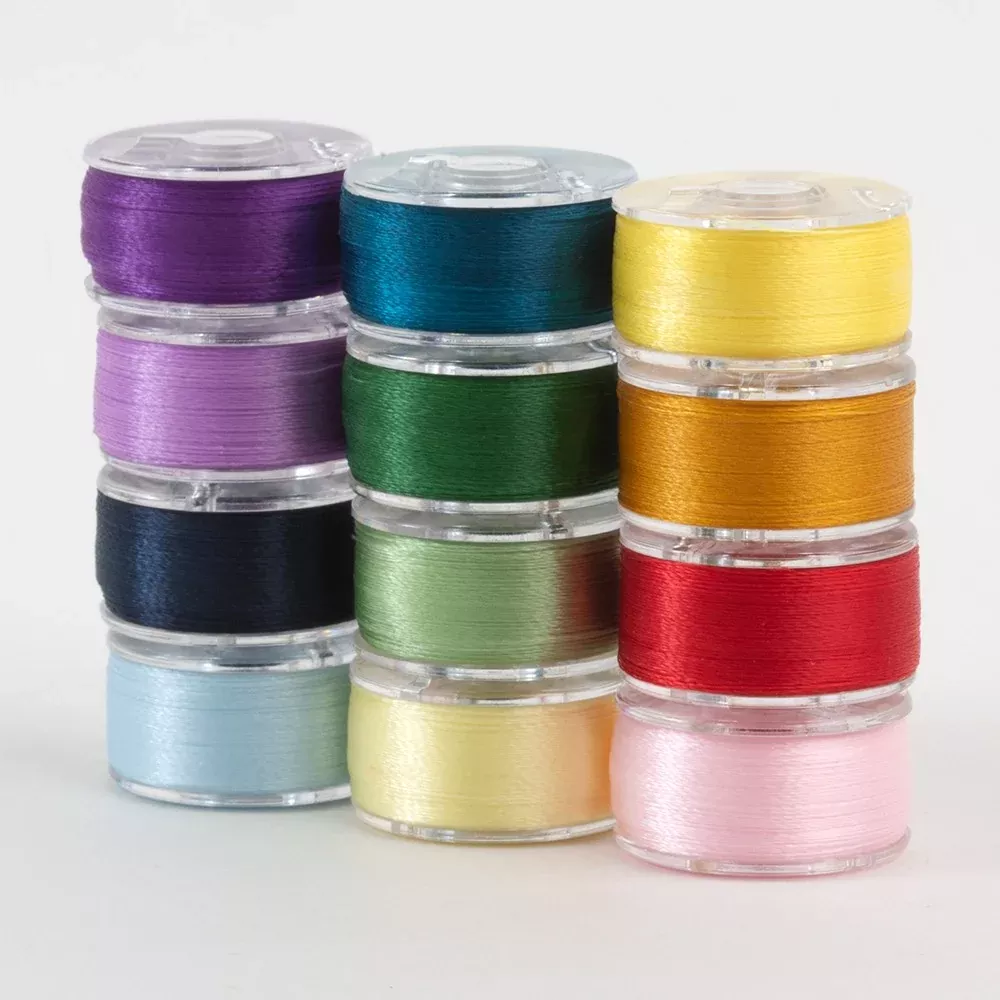 SuperBobs Polyester Bobbin 12pk Class 15 Rainbow
