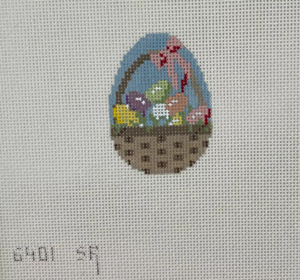 Susan Roberts Eggs in Basket Egg