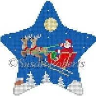 Susan Roberts Needlepoint – Moonlight Ride Star